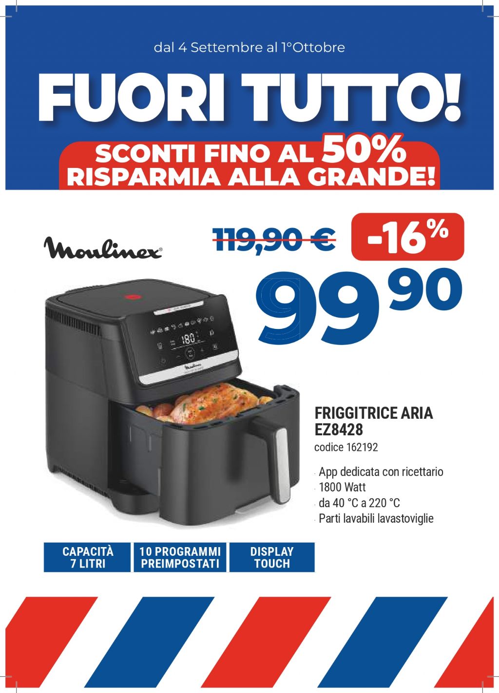 MULINEX FRIGGITRICE AD ARIA EZ8428